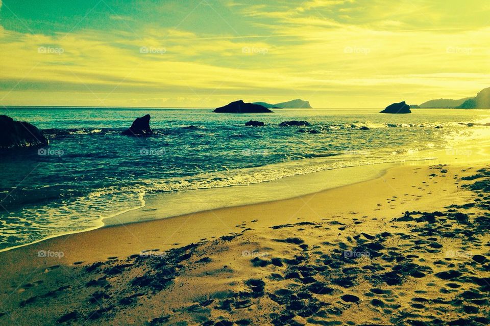 Winter = empty beach