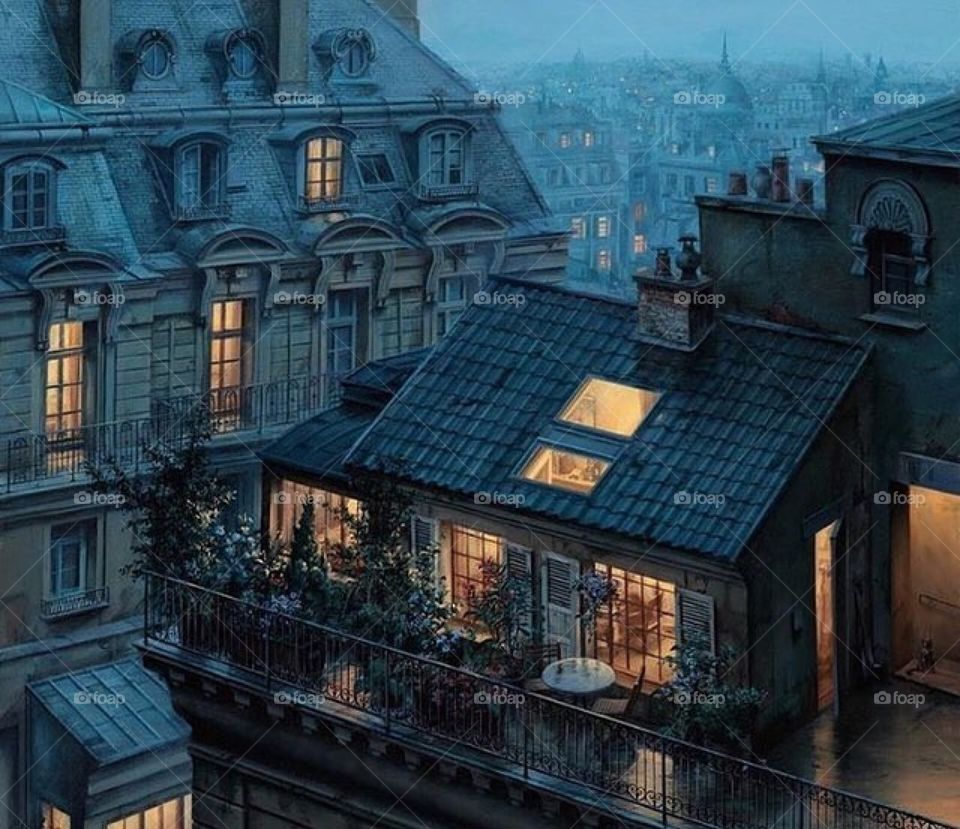 Paris at night!