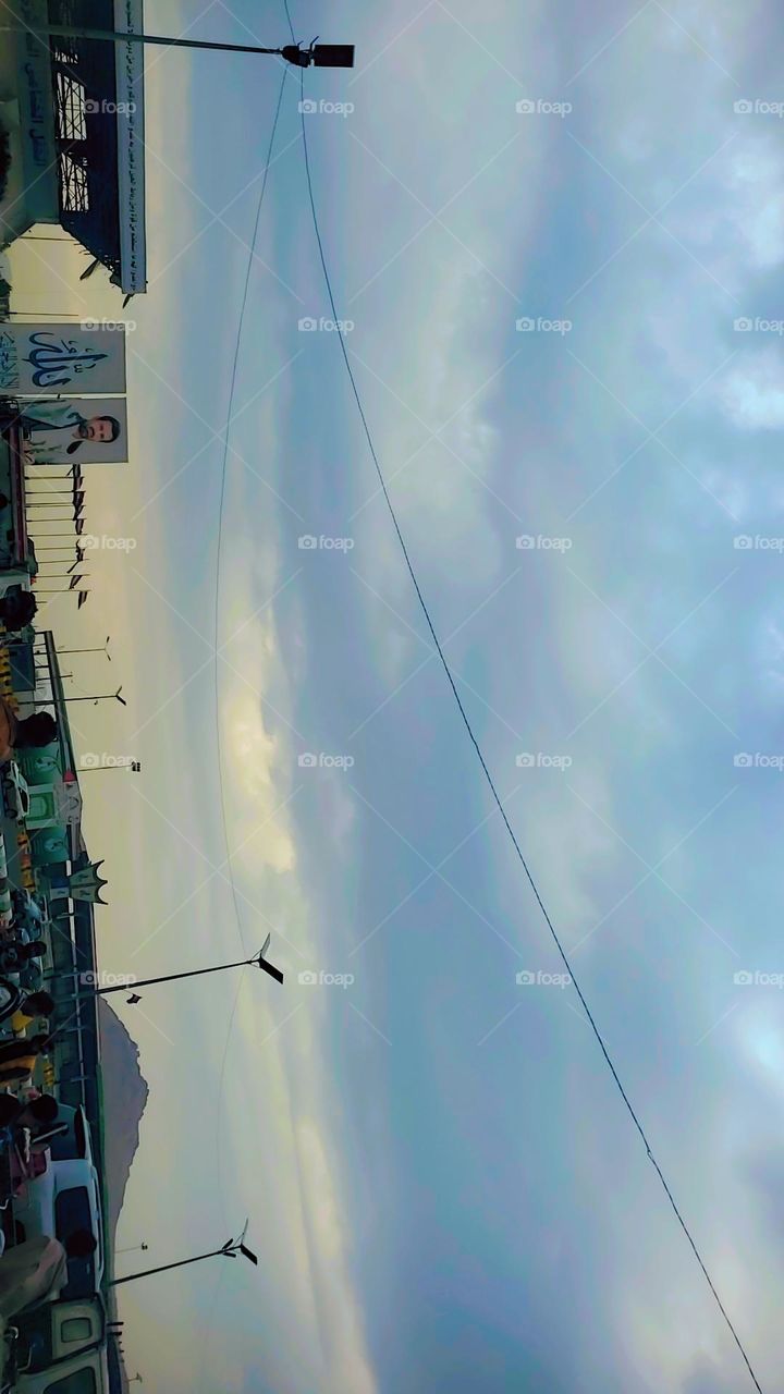 Glory be to God, the magnificent and picturesque view and the natural green trees are a view that is nothing more wonderful than it