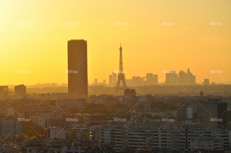 Paris sunset