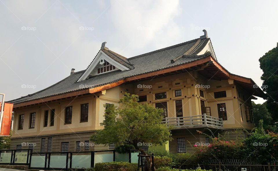 The architectural style of Tainan Martial Arts Hall is a traditional Japanese shrine building.
Shinto architecture.
 Japanese Shinto shrines
Completed in 1936 (Showa 11).