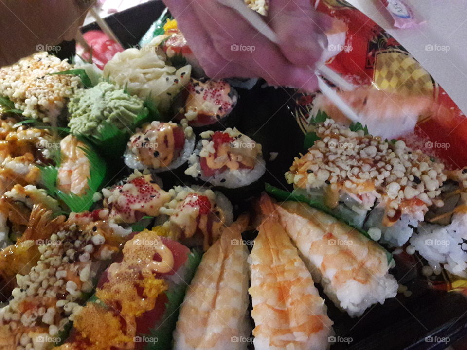 Party sushi!