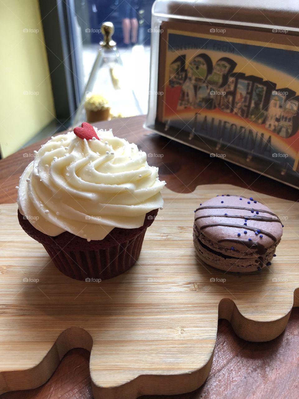 Cupcake and Macaron in Seattle. 