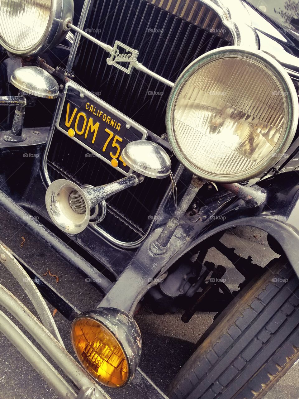 Buick classic old car front