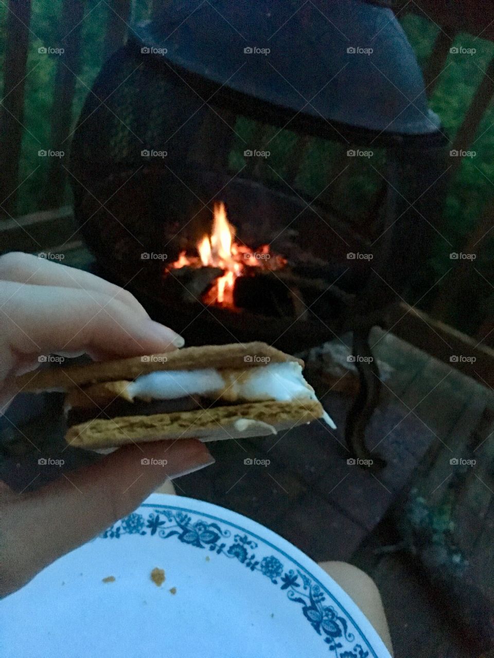 S’more by the fire