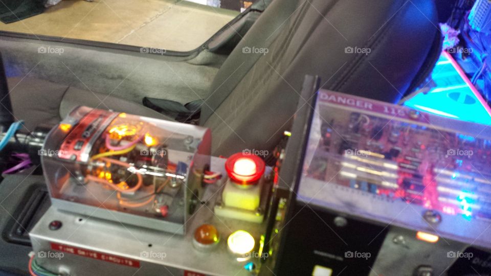 Back to the Future cockpit