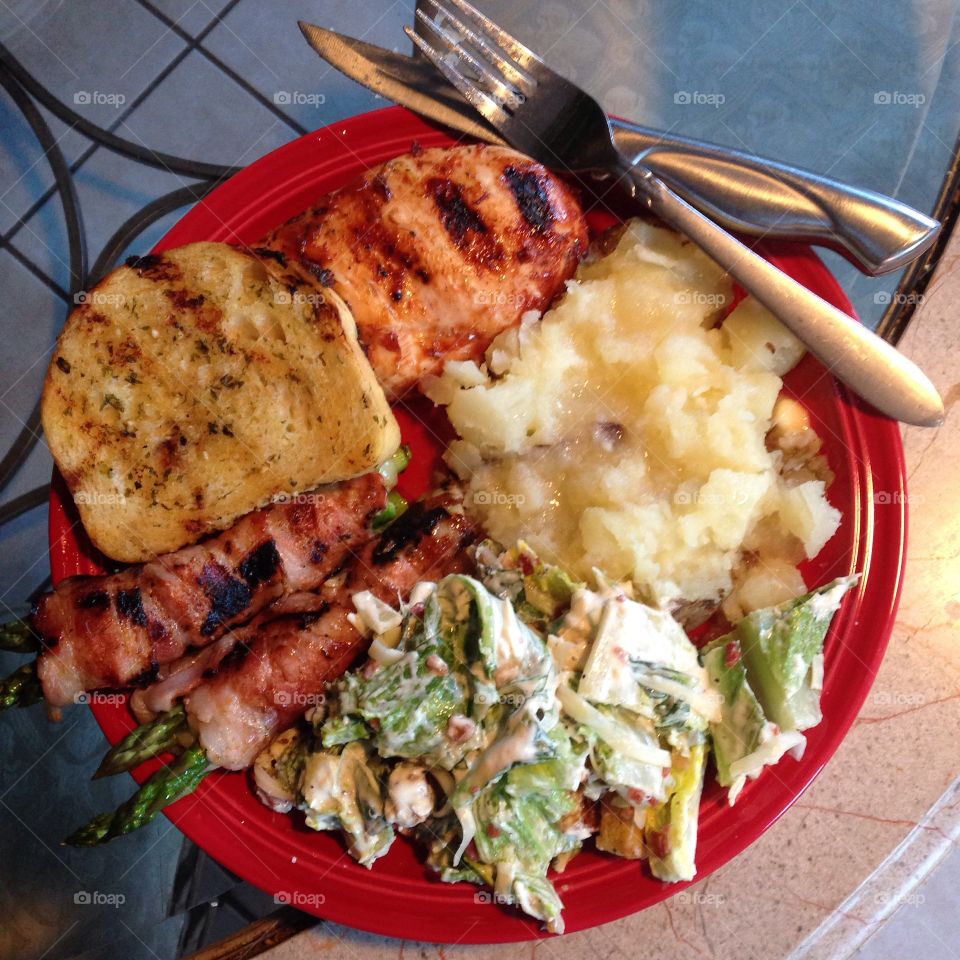 One of the first BBQ meals I made during my cancer treatments! 