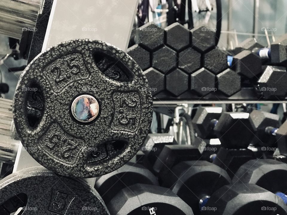 Different weights for exercise 