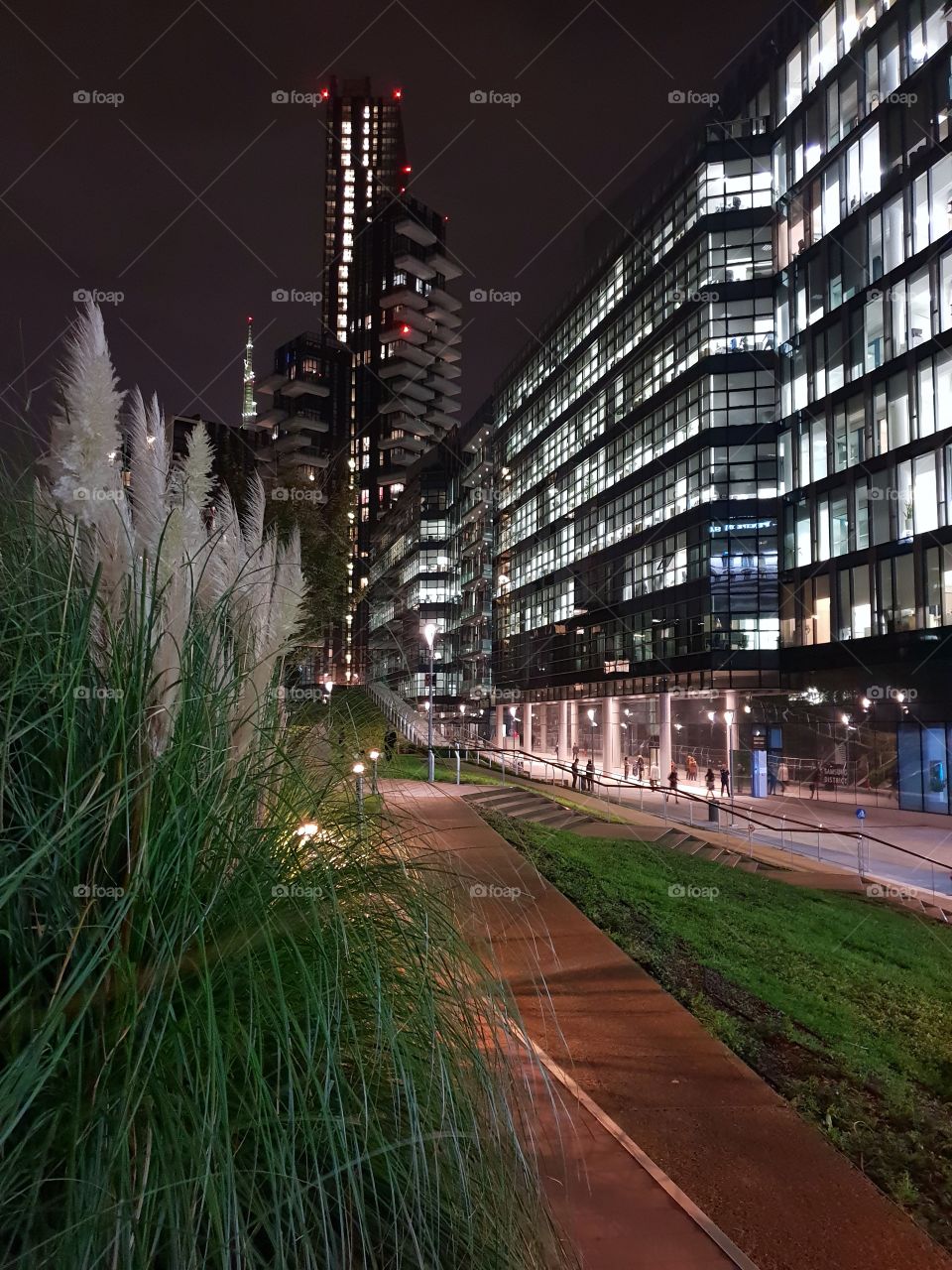 Night illumination of the city