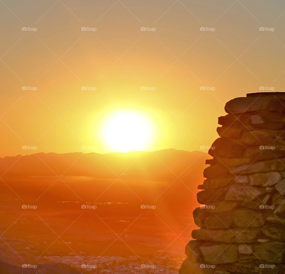 Sunset at Dobbins Lookout