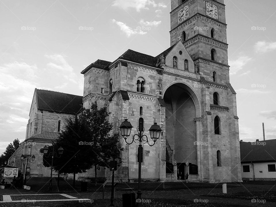 the church in the courtyard of the Alba Carolina fortress