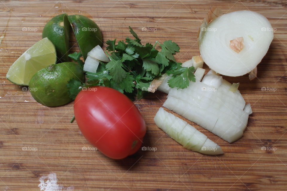 Making Pico De Gallo