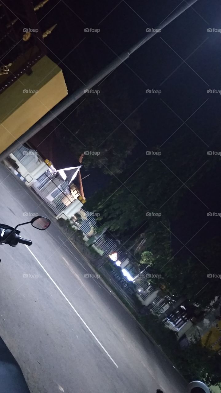 Night city atmosphere