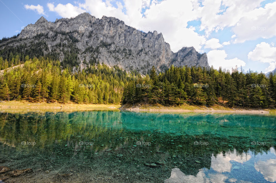 View of lake at Styria, Austria