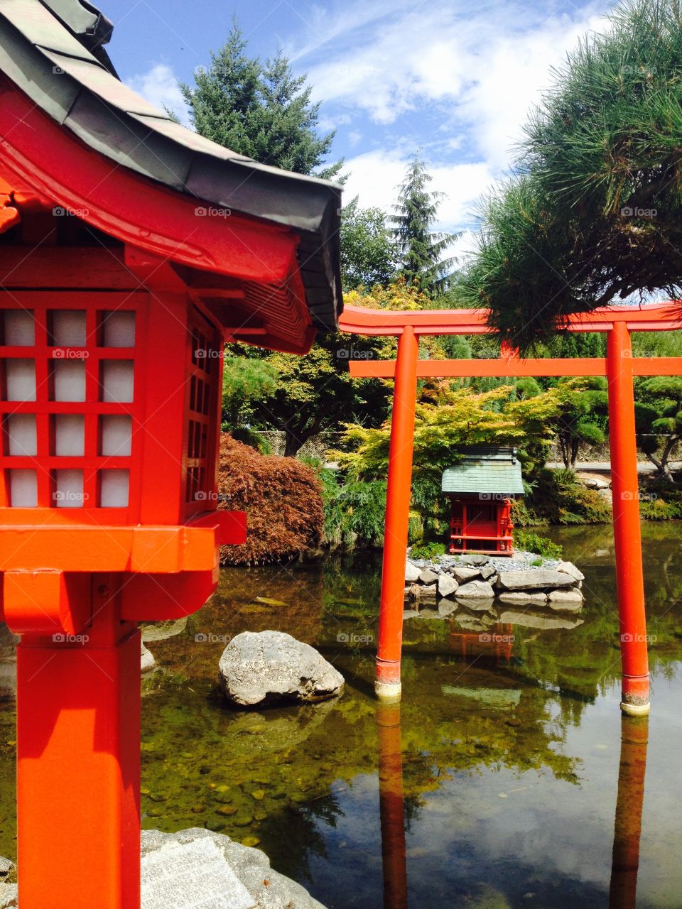 The gate. Point Defiance Park