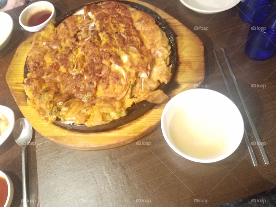 Kimchi Korean Traditional Pancake