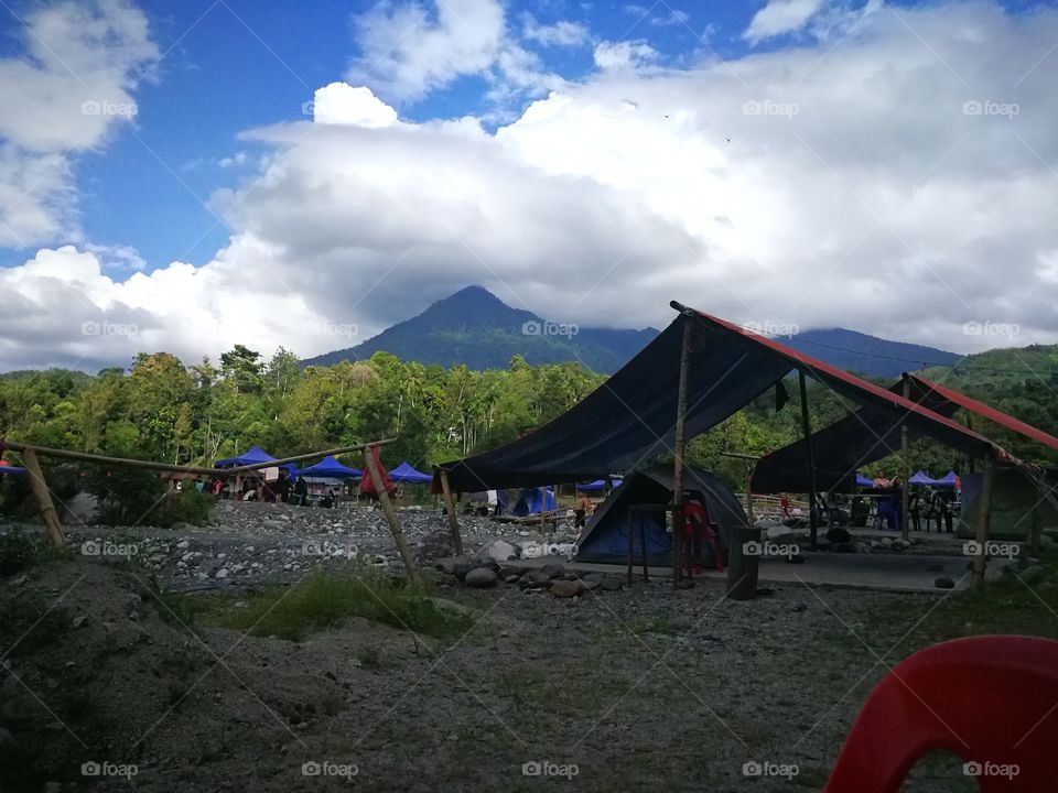Camping site at Pelumpong Kota Kinabalu  Borneo