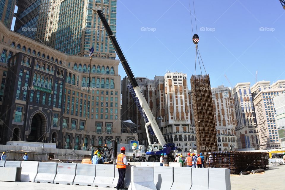masjidil haram under construction