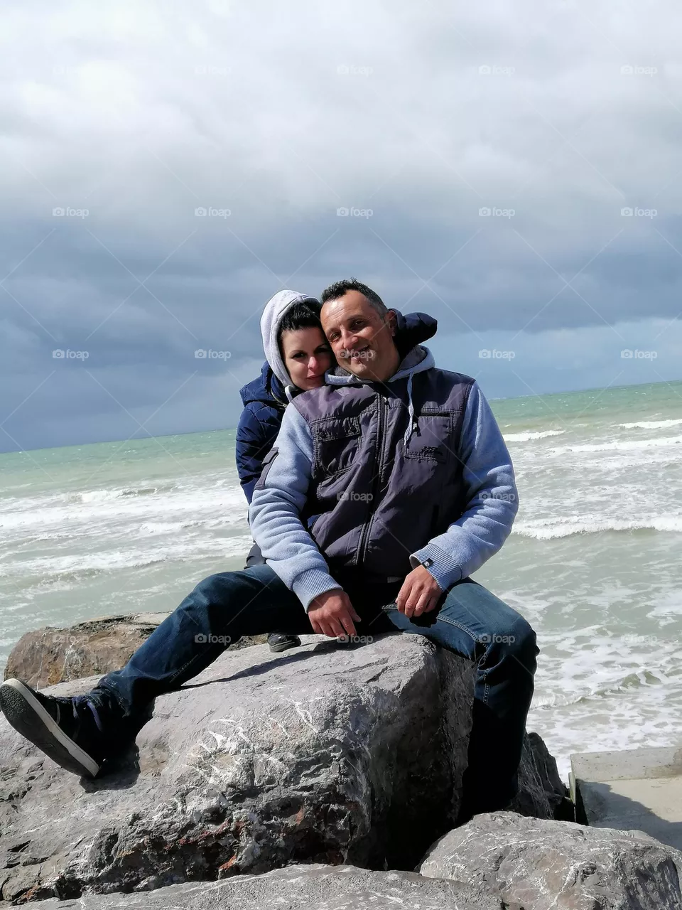My wife and I, opal coast