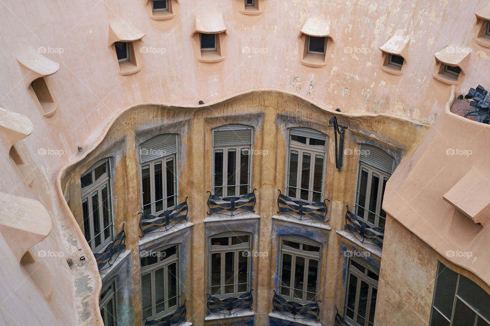 La Pedrera patio