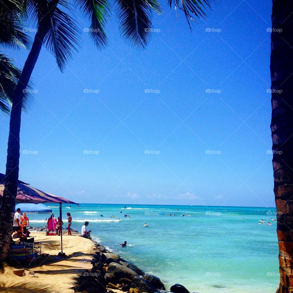 The Beautiful Waikiki Beach
