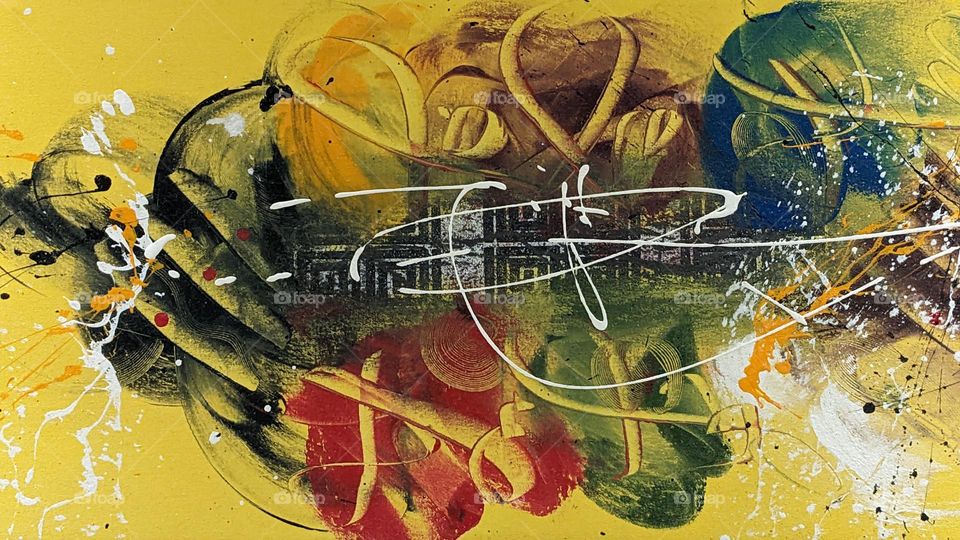 contemporer painting at Highland hotel