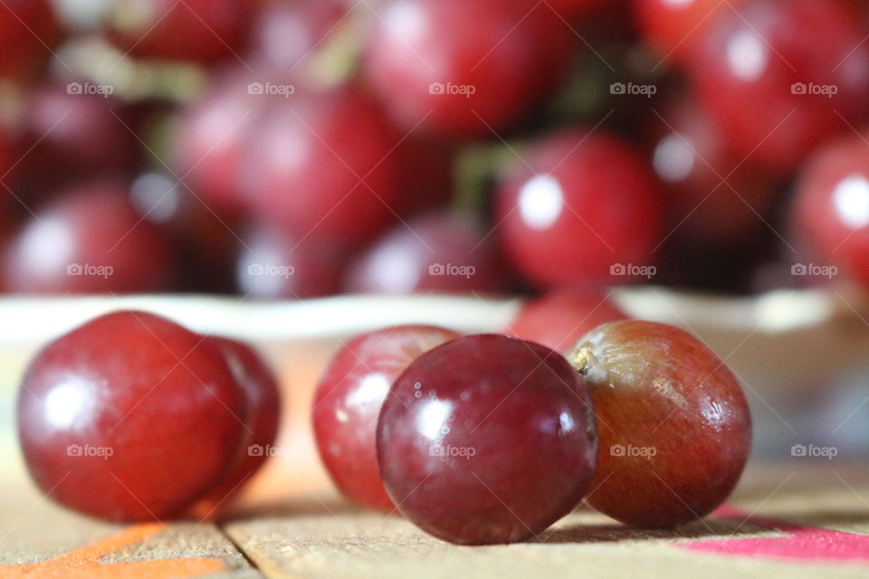 Juicy Red Grapes