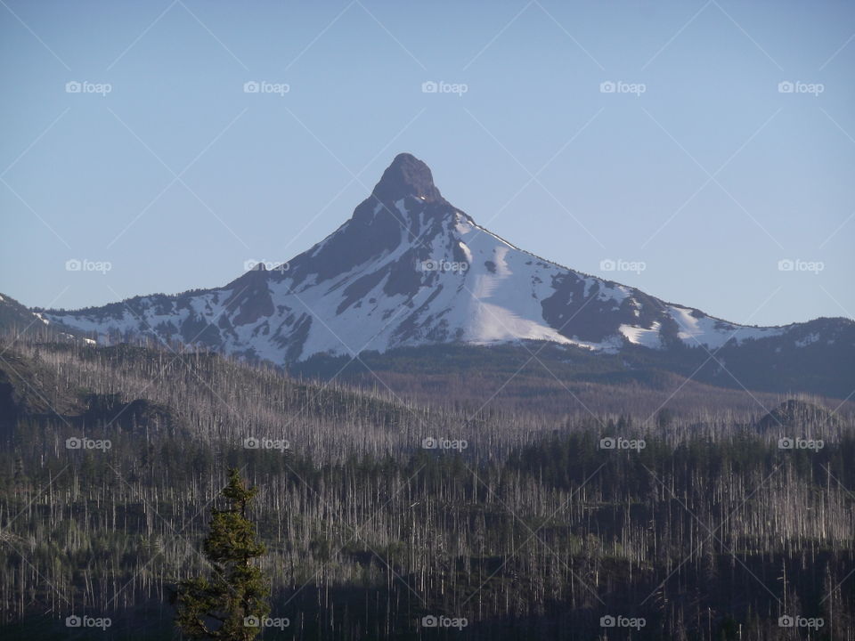 Cascade mountain range. Oregon