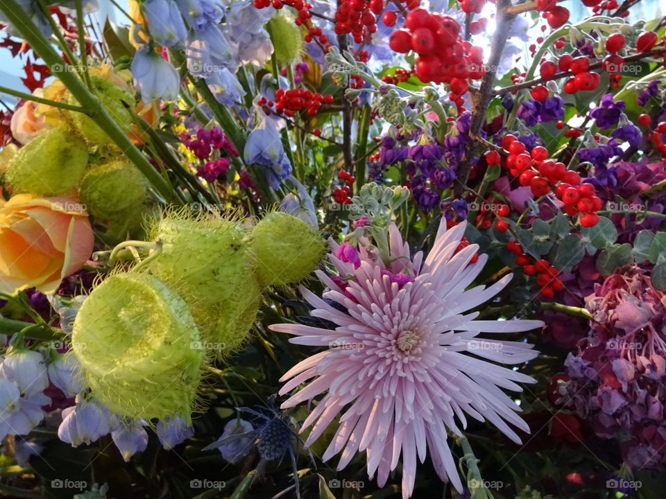 beautiful bouquet at Lowe  gallery