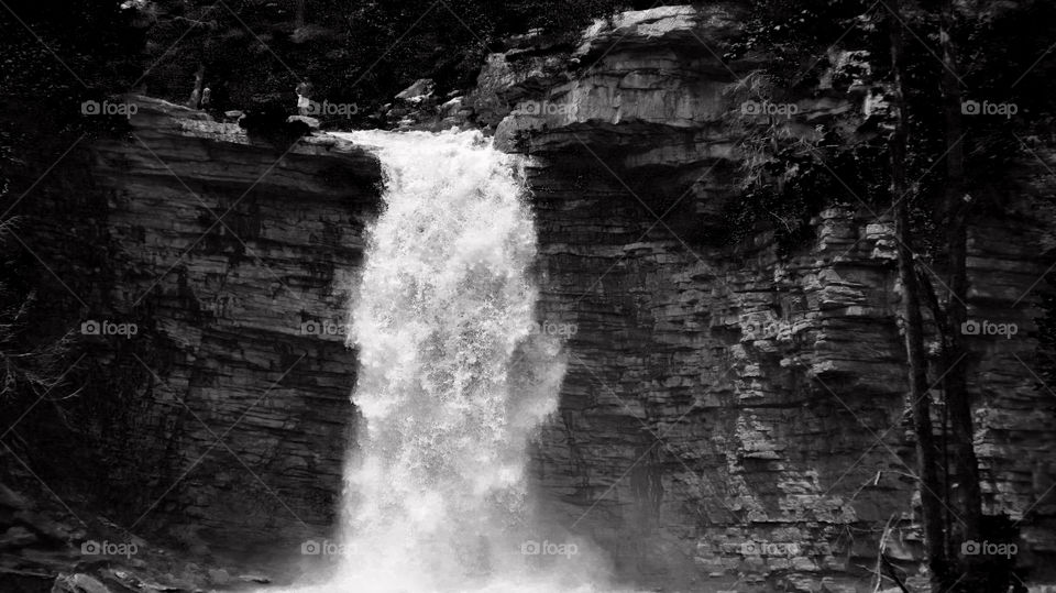 No Person, Water, Waterfall, Nature, Outdoors