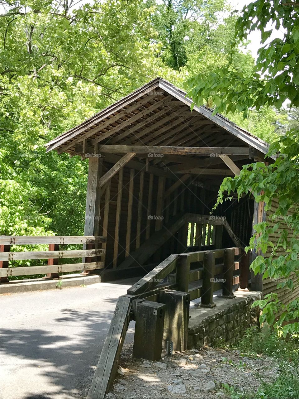 Getting ready to drive through this Covered Bridge