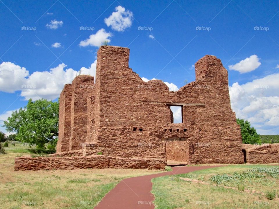 Ruins of a pueblo
