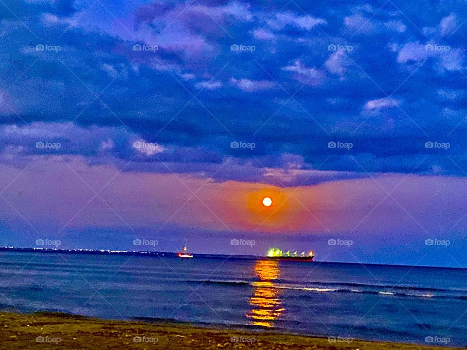 Full blue moon 31 October 2020 My Magic Cyprus Larnaca