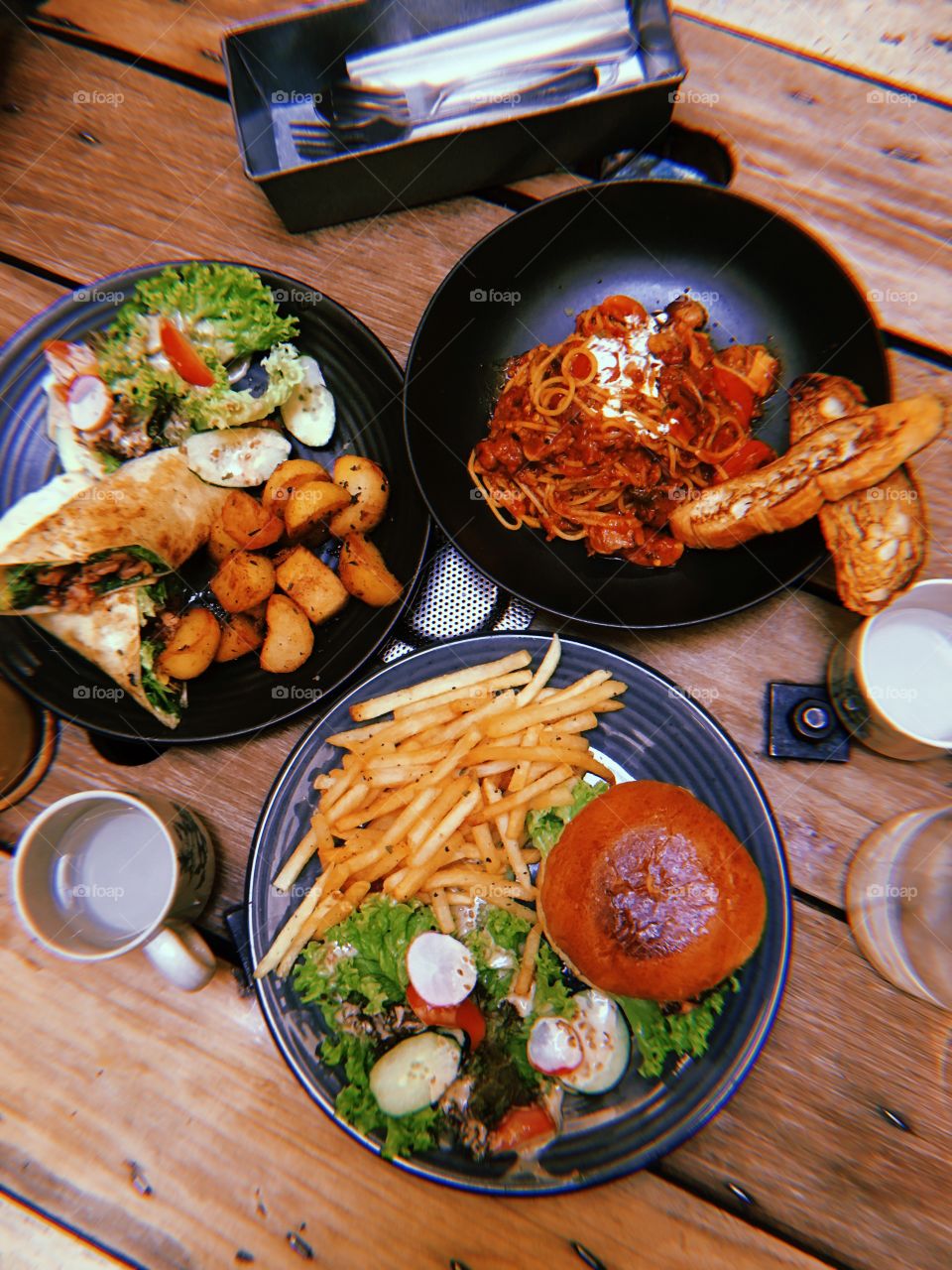 Yummy treats yourself. Brunch with some good foods to make your day great. Food for life 