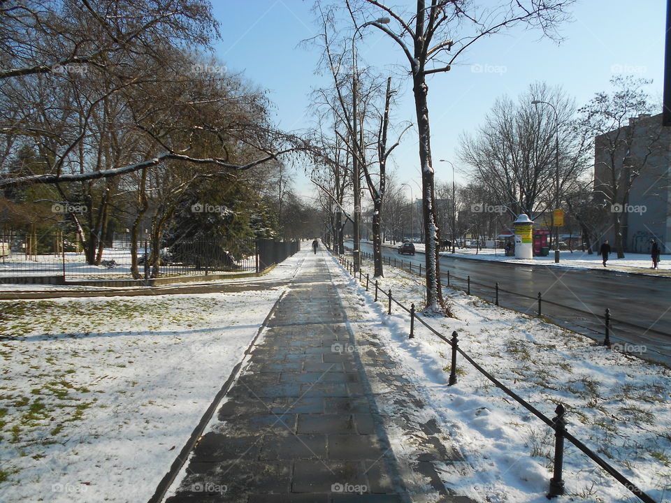 Road in Krakow