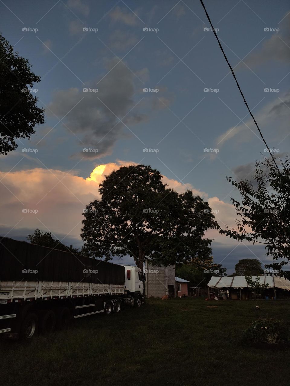 Atardecer en el campo