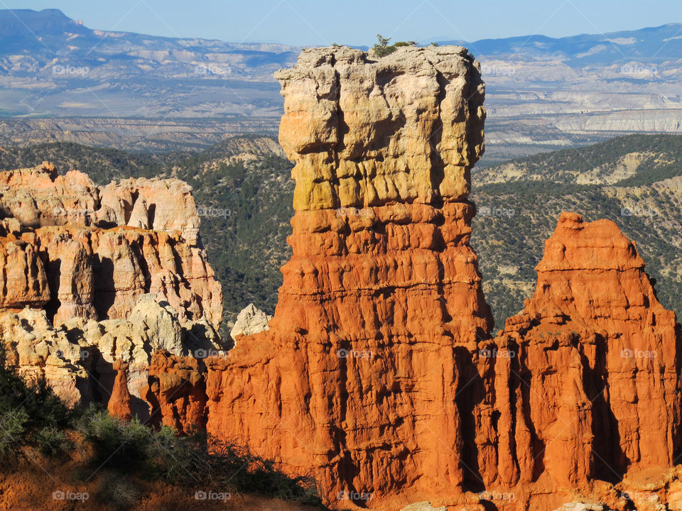 Rock formation on Bryce canyon