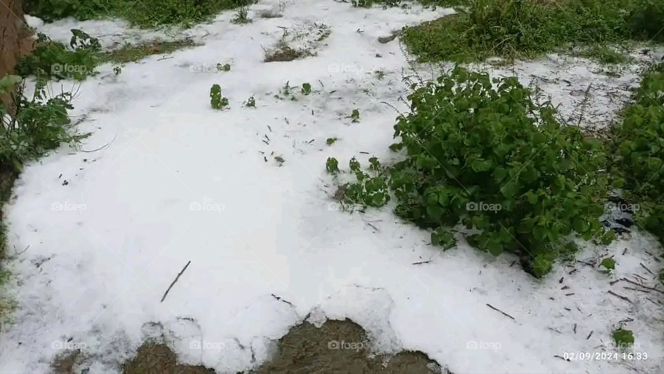 Glory be to God, the magnificent and picturesque view and the natural green trees are a view that is nothing more wonderful than it