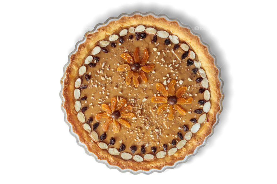 Mazurek Easter cake top view