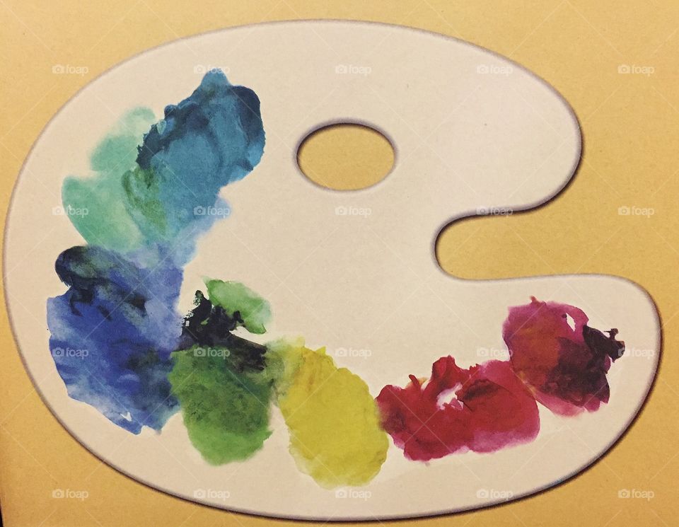 Artist paint palette