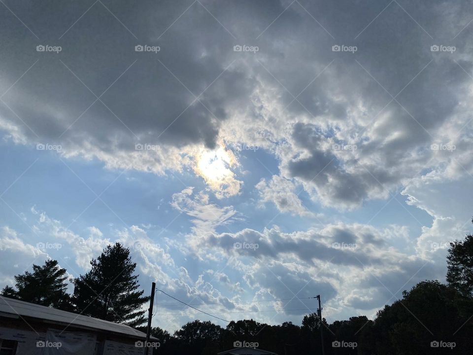 Beautiful country sky 