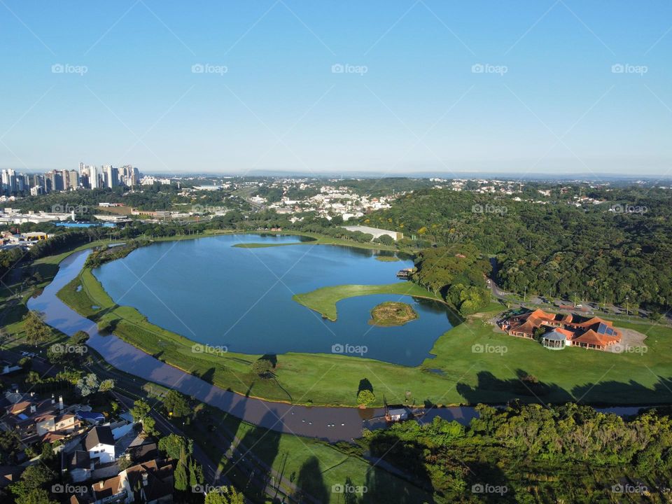 Barigui Park in Curitiba Parana Brazil.