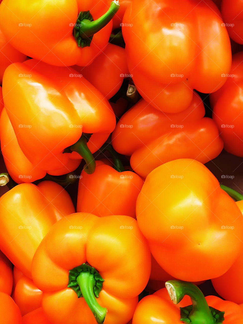 Orange peppers 