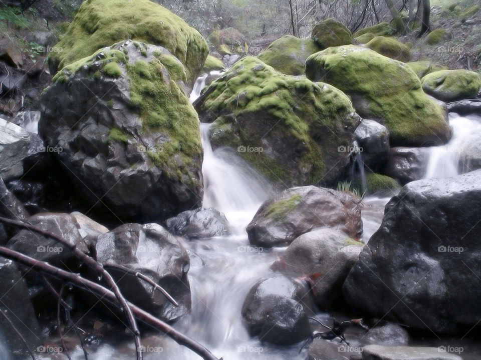 water california calm stream by dbeck03