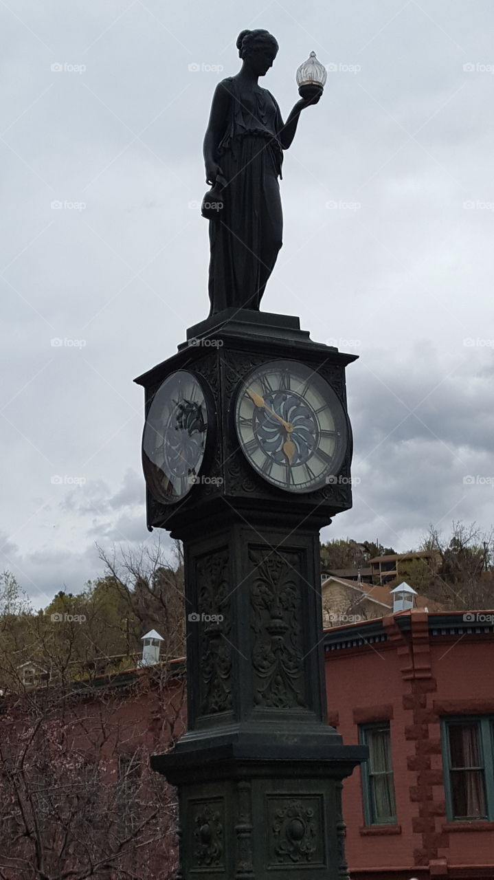 Clock Statue