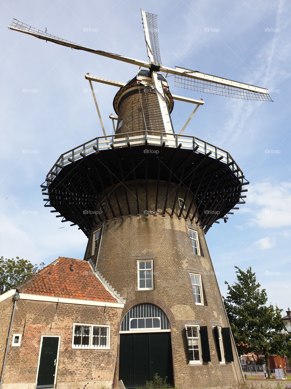 Windmill Valke Leiden Netherlands