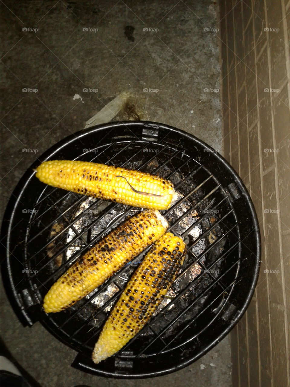 grilling corns