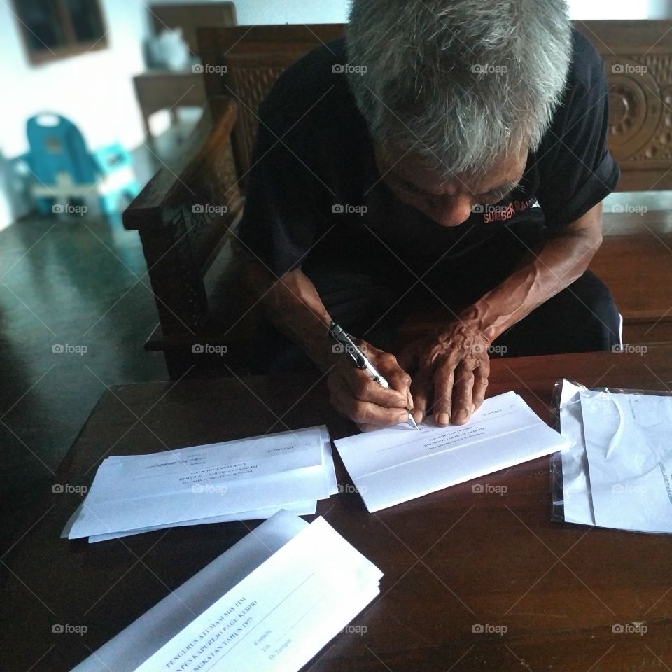 grandfather write letters