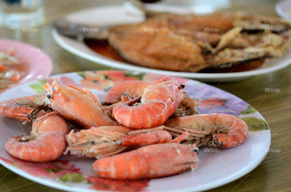 shrimp seafood dinner menu