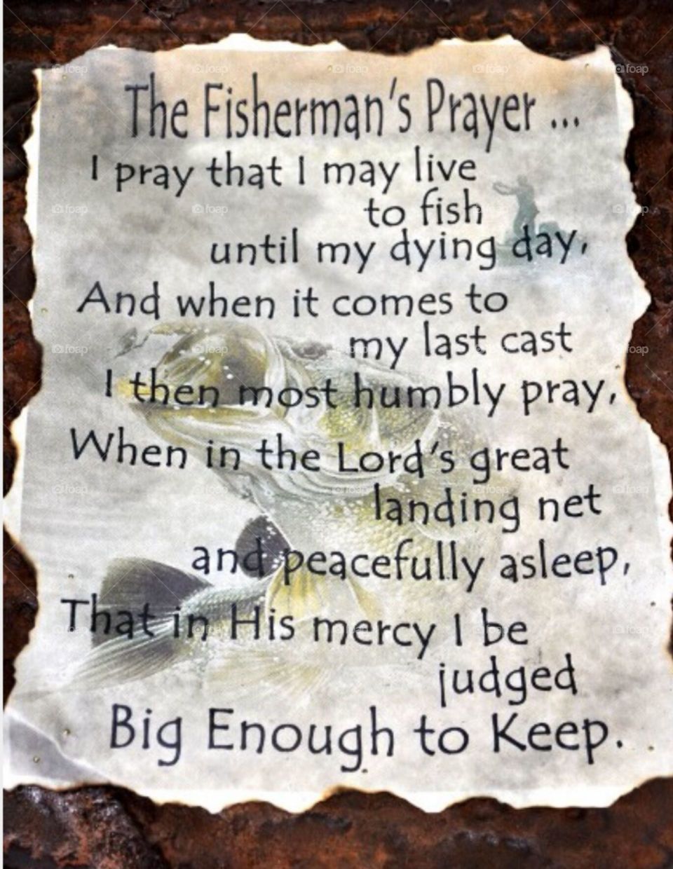 In memory of my pawpaw who lived most of his life fishing!